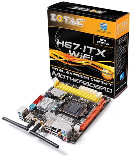 Zotac - H67ITX-C-E - старая внешность, новая "начинка"